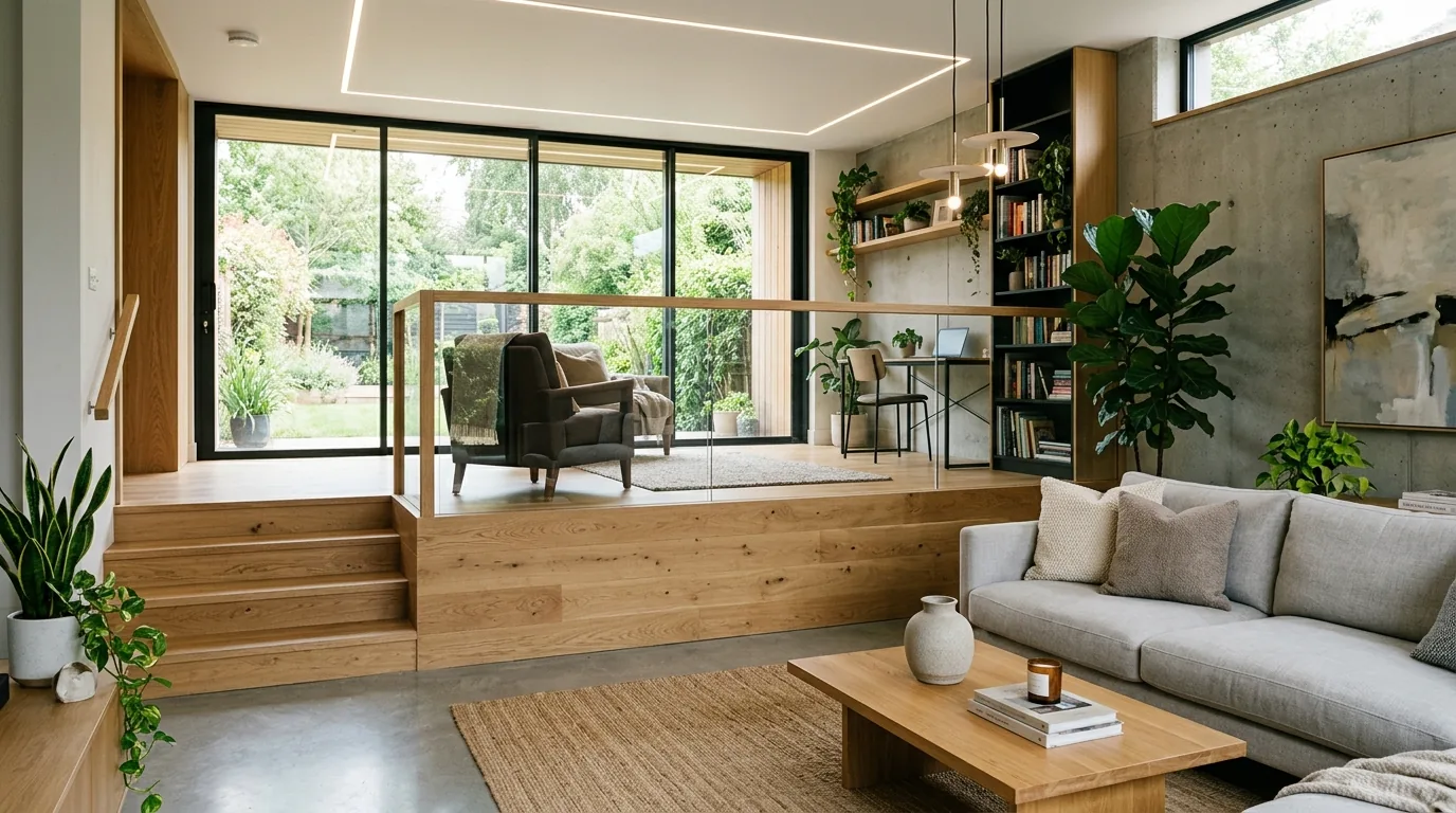 Keep sightlines open with lower furniture